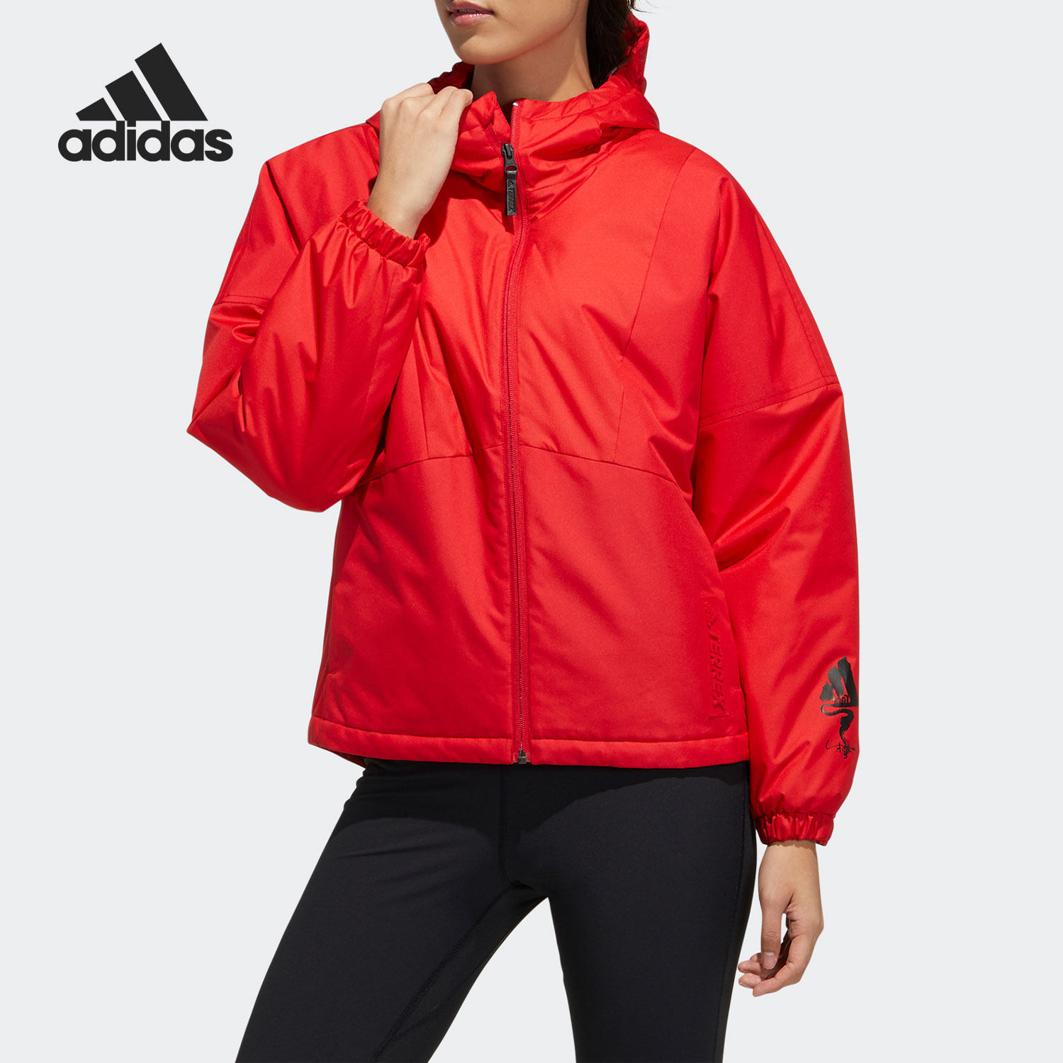Adidas/阿迪达斯正品 CNY PADDED 女子舒适运动棉衣 GN7582