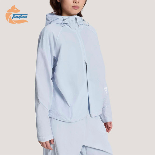 Adidas/阿迪达斯正品FOS WOVEN JACKET女士轻盈连帽夹克KS2733