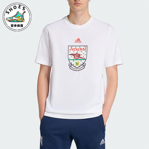 Adidas/阿迪达斯正品阿森纳92-94T-SHIRT新款经典男短袖T恤JY8905