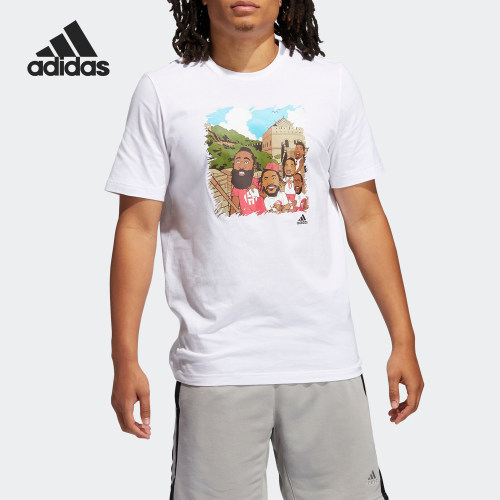 Adidas/阿迪达斯正品 当季新款男子运动休闲短袖T恤 GL4424