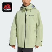 男士 Adidas 款 2026春季 耐穿连帽运动滑雪外套KE5943 阿迪达斯正品