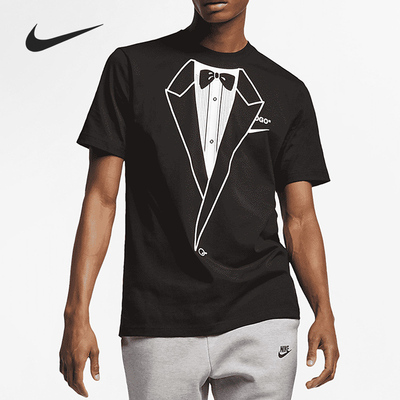 运动休闲圆领男子短袖T恤