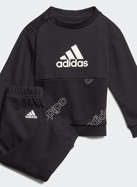 Adidas/阿迪达斯正品I FAV JOG SET婴童装秋季训练运动套装GD6102
