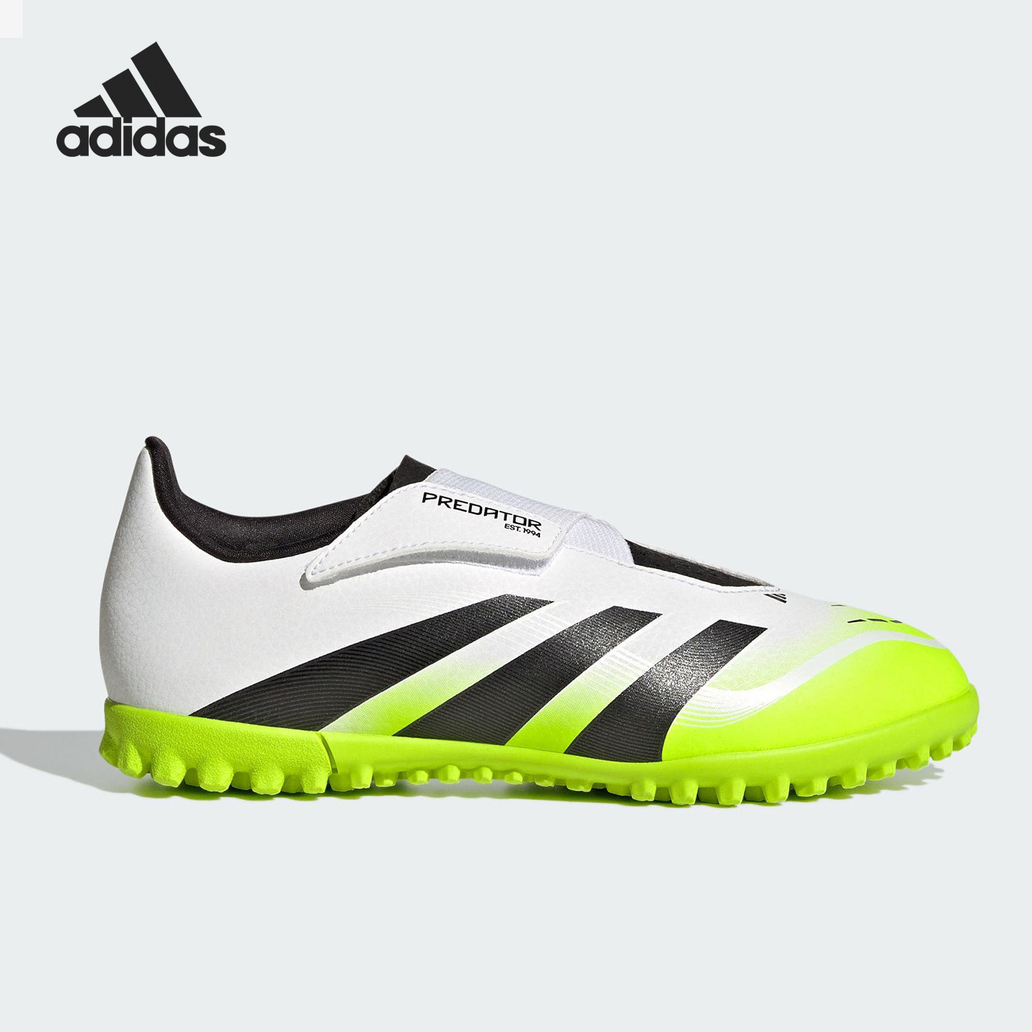 Adidas/阿迪达斯正品2025儿童低帮魔术贴耐磨运动足球鞋JH8871