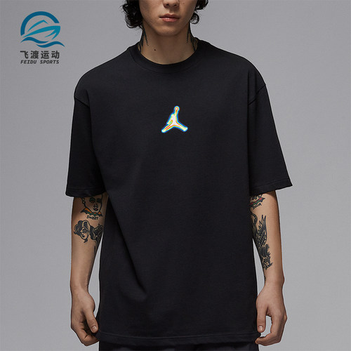 Nike/耐克正品JORDAN男士针织休闲宽松透气经典短袖IF0620-010