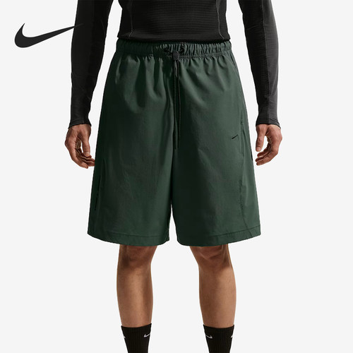 Nike/耐克正品男士系带松紧梭织运动刺绣休闲短裤IF1305-303
