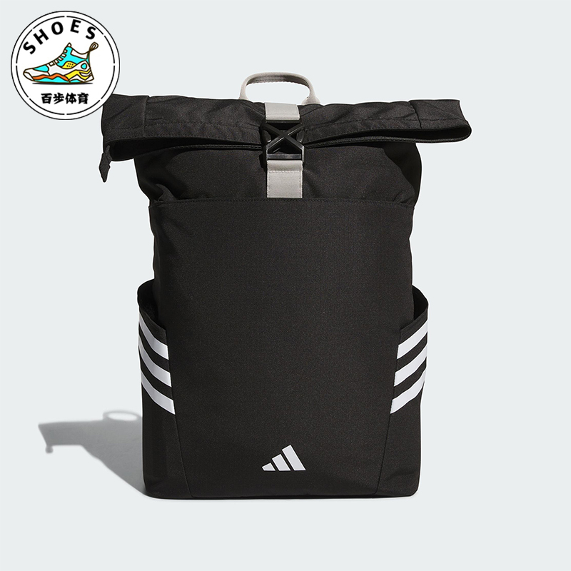 Adidas/阿迪达斯正品ROLL TOP BP男女大容量经典运动双肩包KC0270