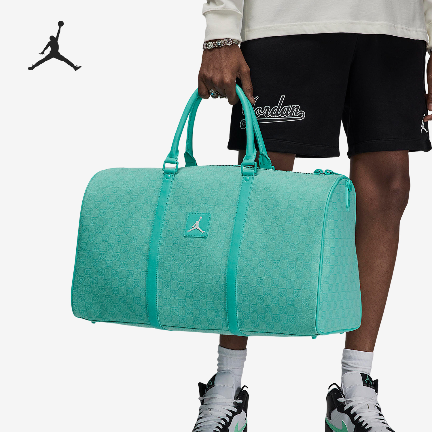 Nike/耐克正品JORDAN男女大容量手提收纳行李包HF1867-377