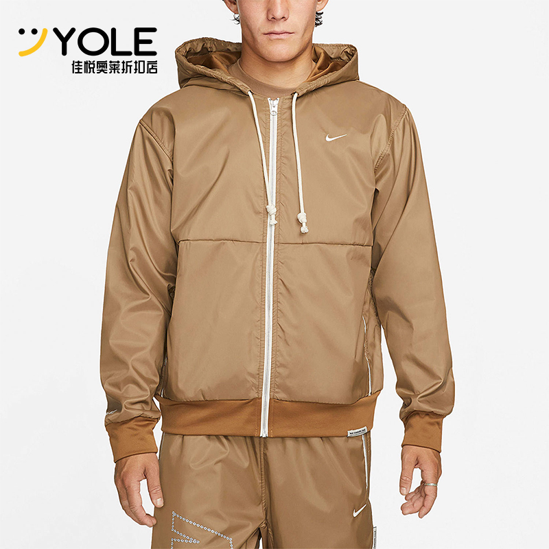 Nike/耐克正品新款男士加绒保暖运动经典休闲连帽外套DQ6185-258