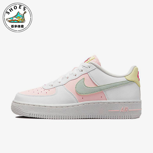 Nike/耐克正品Air Force 1 GS女子大童经典休闲板鞋DR4853-100