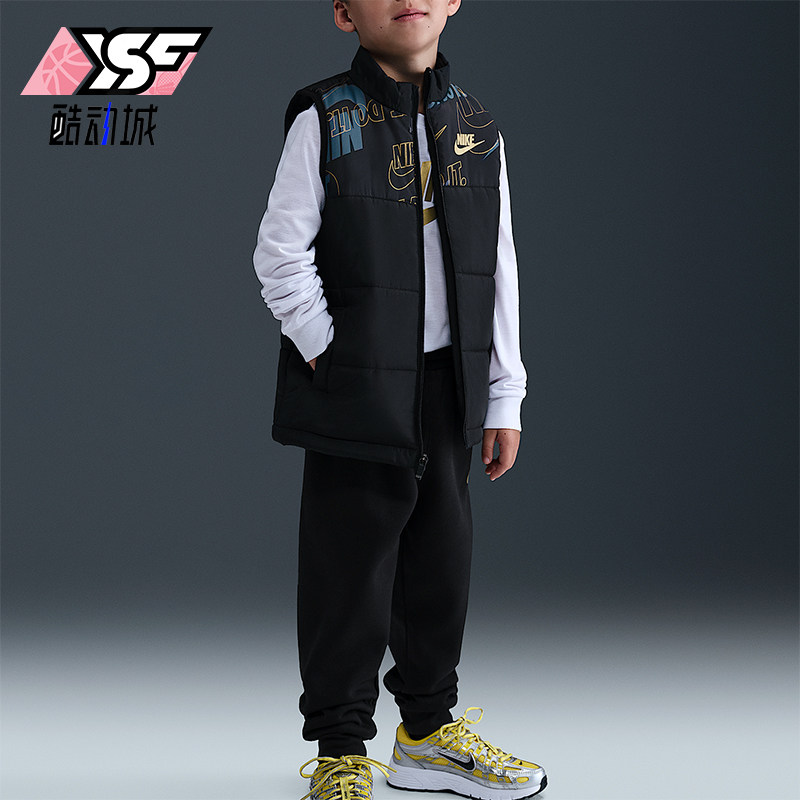 Nike/耐克正品Sportswear新款儿童黑白色经典三件套IQ2806-010