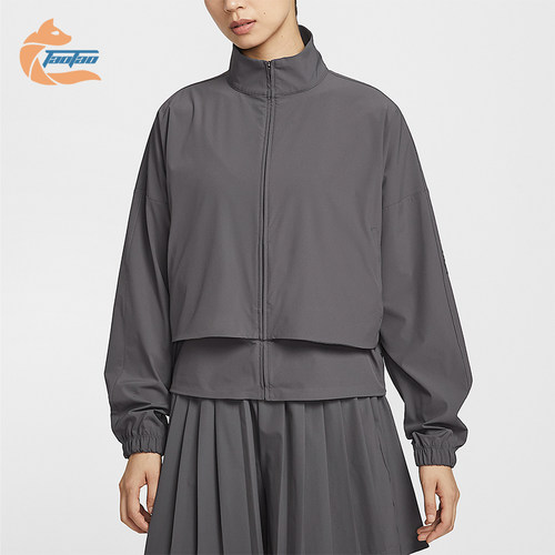 Nike/耐克正品Dri-FIT女士网眼拼接透气宽松休闲外套HJ0964-036