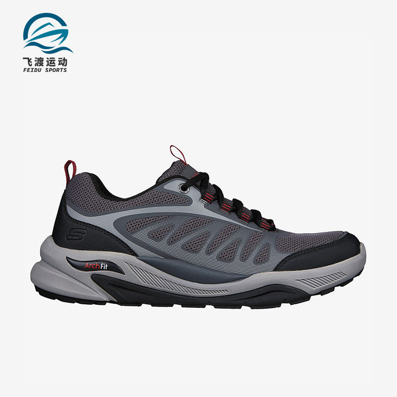 Skechers/斯凯奇正品冬季男士户外登山低帮防滑耐磨运动鞋