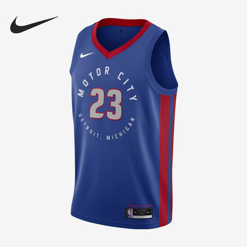 Nike/耐克正品20-21赛季底特律活塞队男子篮球球衣CN1727-499