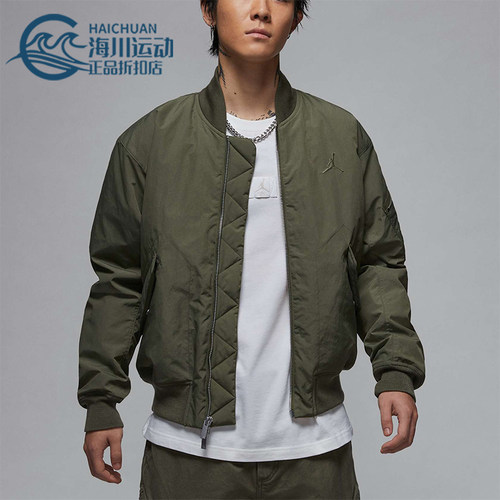 耐克男士复古拉链夹克外套