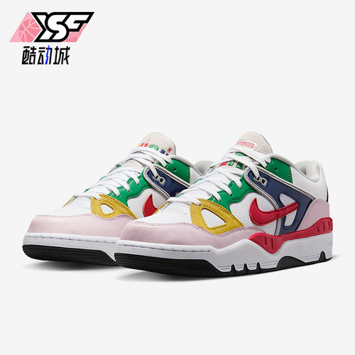Nike/耐克正品Air Force 3男士休闲运动耐磨拼接板鞋FQ7012-100