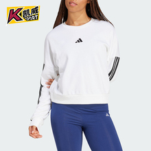 Adidas/阿迪达斯正品W 3S FT SWT女士宽松休闲圆领卫衣JD5285