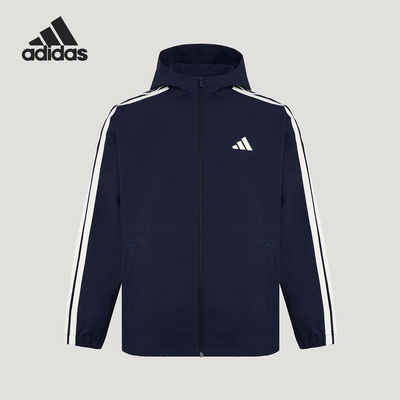 Adidas/阿迪达斯正品春秋男士梭织运动复古夹克外套KV5945