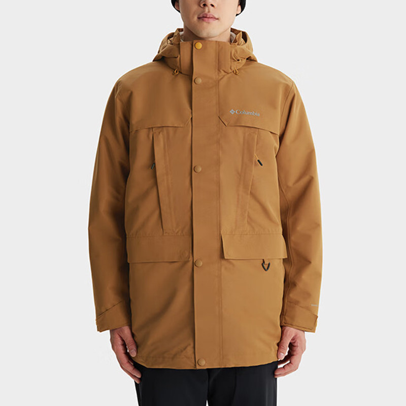 Columbia/哥伦比亚正品户外男士防水冲锋衣棉服外套WE3337224