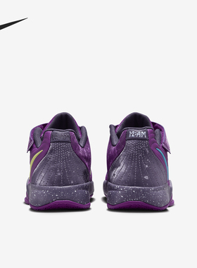 Nike/耐克正品2024新款儿童魔术贴缓震篮球运动鞋FV5634-500
