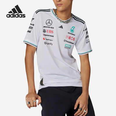 Adidas/阿迪达斯正品夏季新款男士宽松透气圆领短袖T恤JX5795