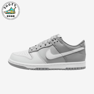 Nike/耐克正品DunkLowGS新款男女灰白色经典休闲板鞋FB9109-014