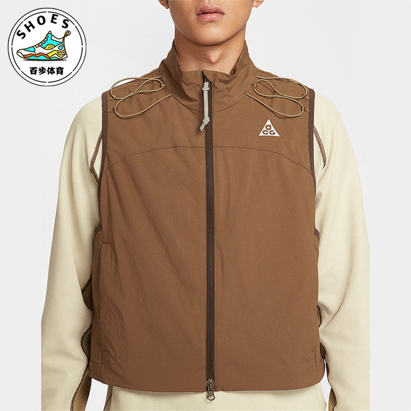 Nike/耐克正品Death Bloom男士休闲宽松户外立领马甲HV0601-235