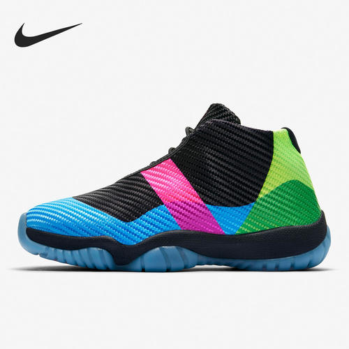 Nike耐克正品大童Jordan Future中帮防滑减震篮球鞋AT9192-001