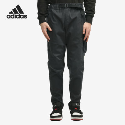 阿迪达斯男子直筒工装运动裤
