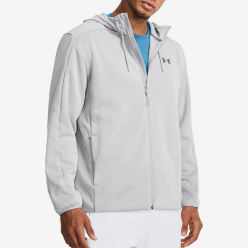 UA/安德玛正品运动男士抓绒保暖连帽训练健身夹克外套1378824-011,运动服/休闲服装,运动茄克/外套,淘宝优惠券,粉丝福利购,淘宝优惠卷