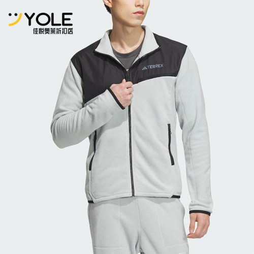 Adidas/阿迪达斯正品FLEECE JACKET男士运动户外加绒外套IL8994