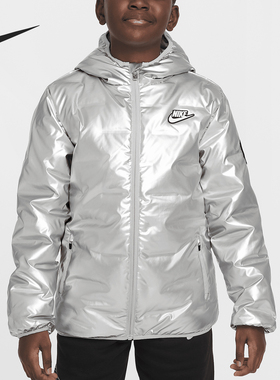 Nike/耐克正品新款大童连帽时尚潮流保暖羽绒夹克HQ7186-033