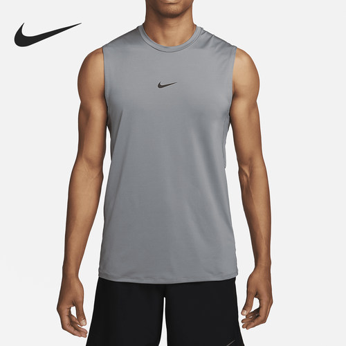 Nike/耐克正品2025秋季款男士印花运动圆领套头无袖T恤FB7924-084
