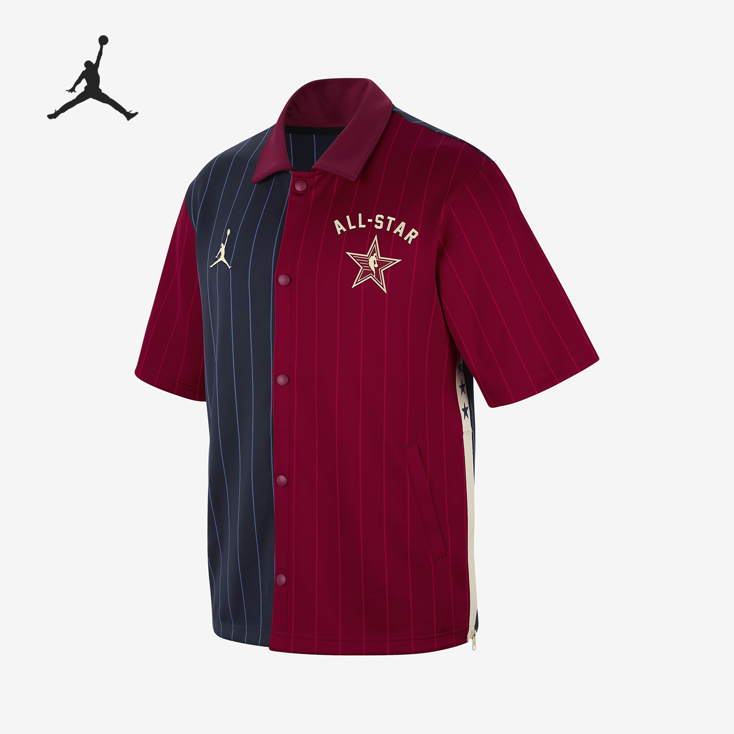 Nike/耐克正品2024Jordan NBA 全明星男士短袖夹克FN5884-698