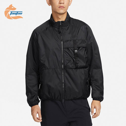 耐克男子跑步训练运动立领夹克