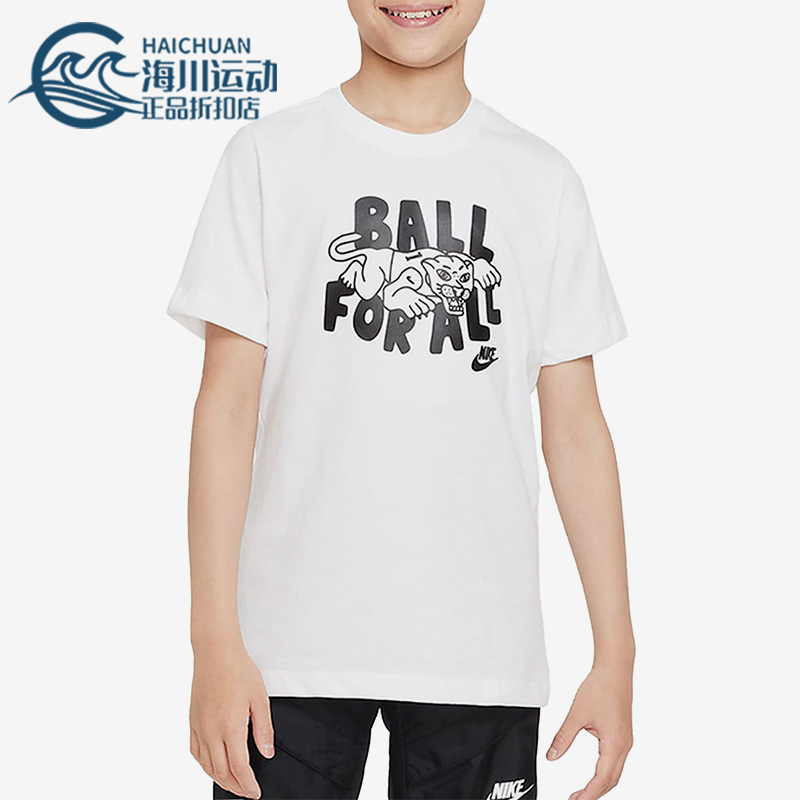 耐克年夏季童运动印花短袖上衣恤