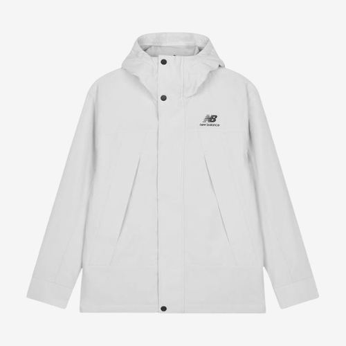 New Balance新百伦正品男款连帽拉链休闲运动夹克AMJ23357-GYM