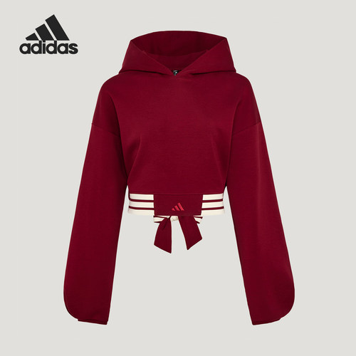 Adidas/阿迪达斯正品柔自贵系列新款女城市经典连帽卫衣KX4643