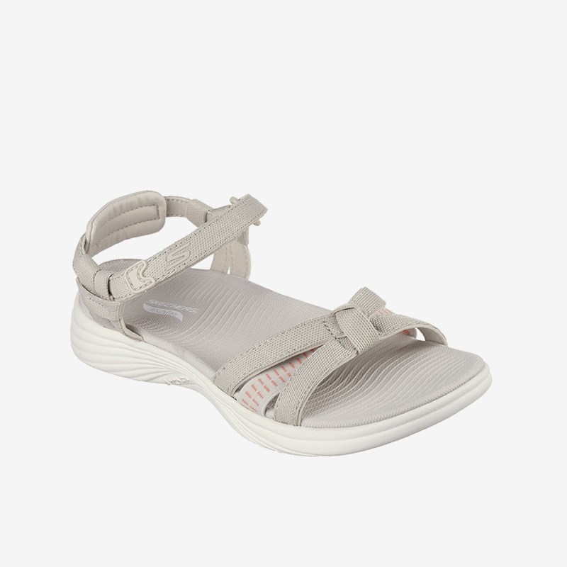 Skechers/斯凯奇正品夏季新款女士轻质时尚交叉沙滩休闲鞋