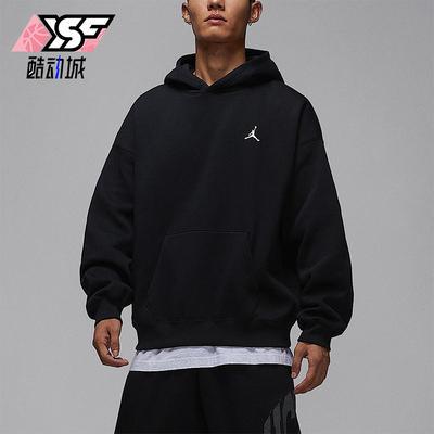 Nike/耐克正品JORDAN男士休闲连帽套头刺绣运动卫衣IB7236-010