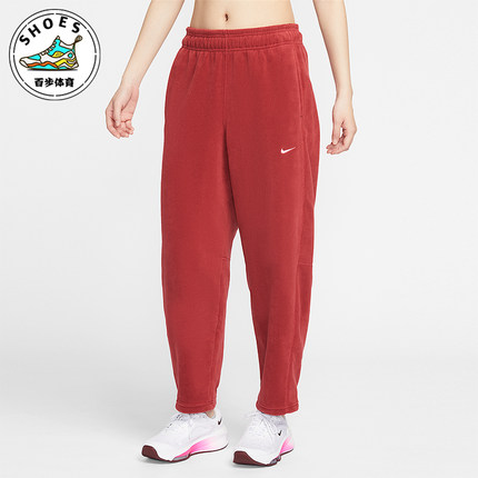 Nike/耐克正品2025冬季款女士日常中腰锥形刺绣长裤HV3708-613