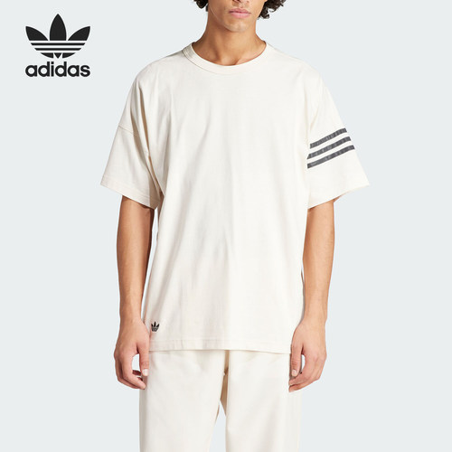 Adidas/阿迪达斯正品三叶草NEUCLASSIC TEE男士运动T恤IV5354
