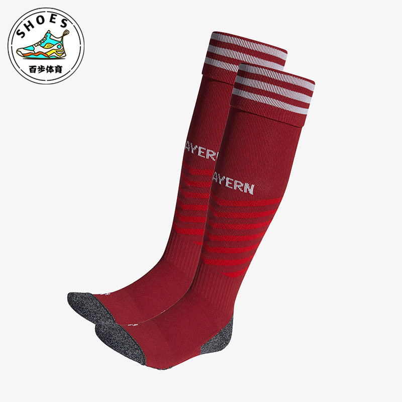 Adidas/阿迪达斯正品时尚男女拜仁足球运动袜子训练长筒袜 GM5328