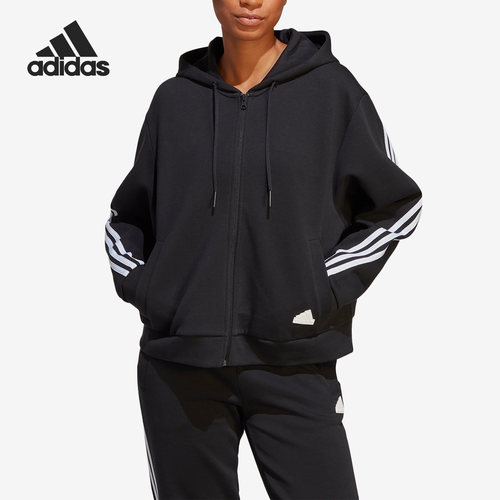 Adidas/阿迪达斯正品春季新款女子运动连帽夹克外套HT4715