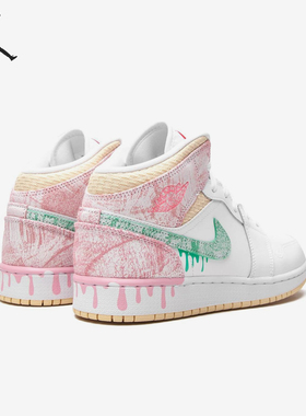 Nike/耐克正品JORDAN 小童中帮减震运动时尚篮球鞋DD1667-100