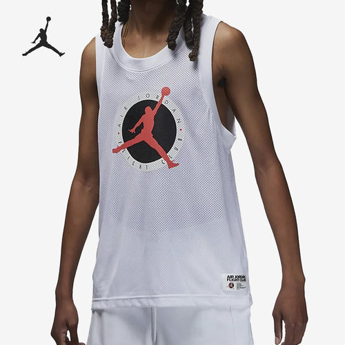 Nike/耐克正品JORDAN男子无袖圆领运动休闲背心DX9729-100