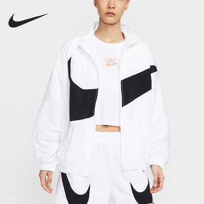 Nike/耐克正品Sportswear女士休闲日常梭织宽松外套HV4108-100