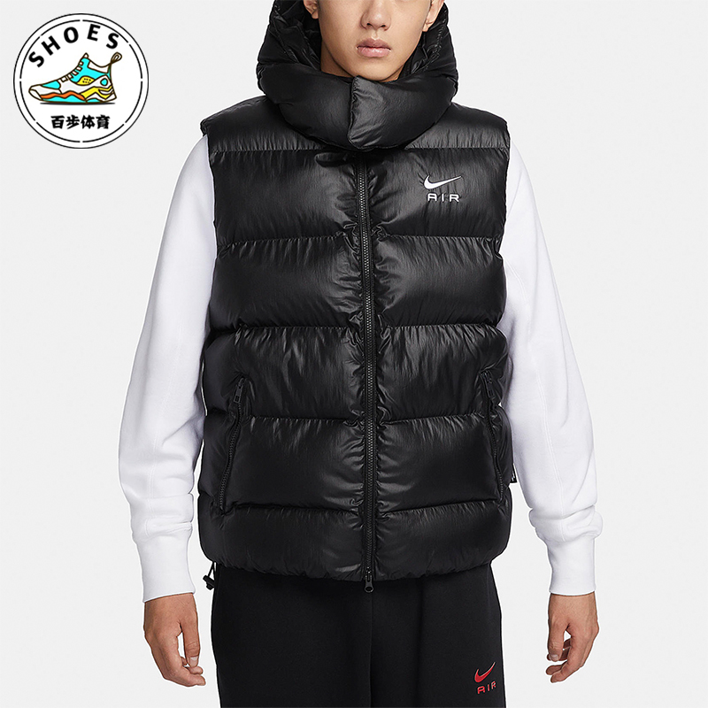 耐克正品男子保暖运动棉马甲