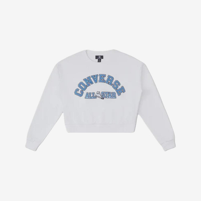 Converse/匡威正品运动女士字母印花短款卫衣套头衫10026777-A02