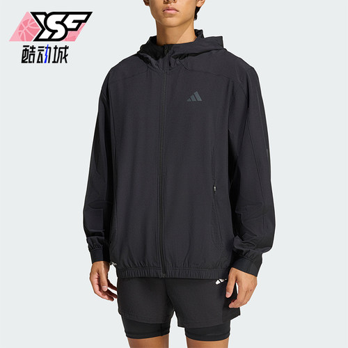 Adidas/阿迪达斯正品TECHESS TRACK-T男士健身训练夹克外套KQ7481